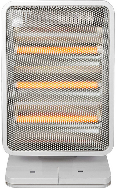 짐머만 발터치 각도조절 3단 석영관 전기히터, ZMH-3615FSK, 화이트