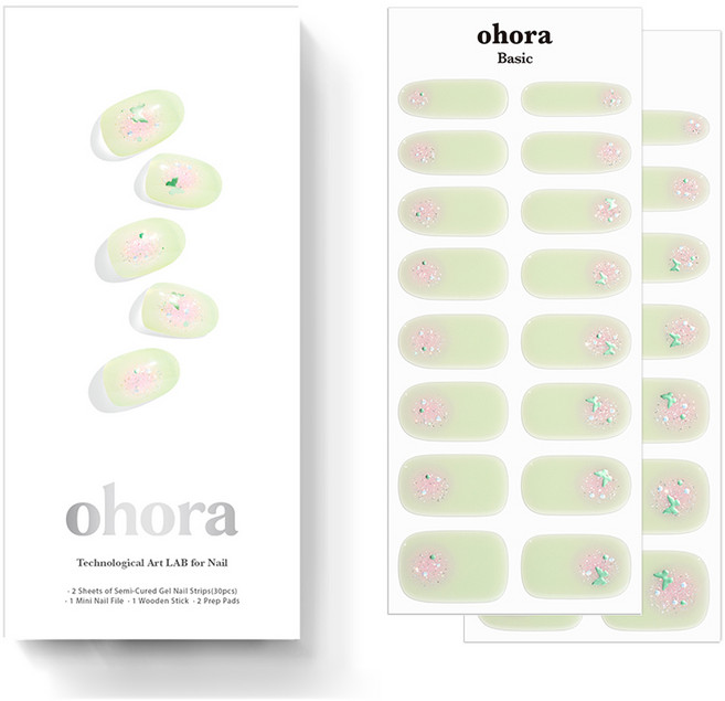 오호라 젤스트립 네일, N Guava Glint, 1개