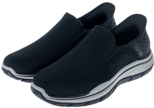 SKECHERS 男款 瞬穿舒適科技 EXPECTED 2.0 D楦休閒鞋 205196BLK