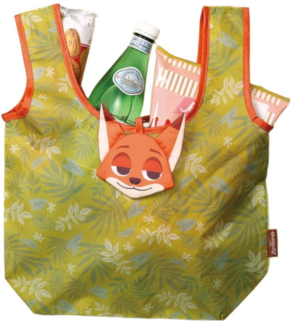 Skater 吉祥物環保袋 KNOT1, 1個, 尼克