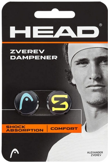 헤드 즈베레프 테니스 뎀프너 진동 억제 2p, 블루(BL)-옐로우(YL), 1개