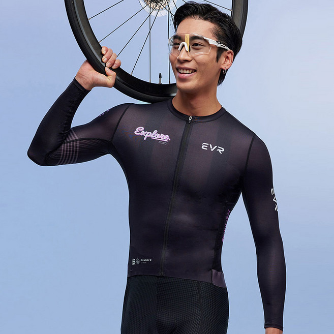 EVR 남성용 EXPLORE 자전거 긴팔져지 KX3154