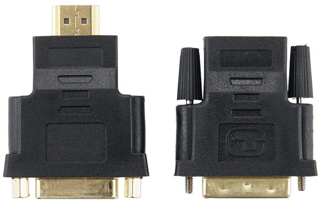 컴스 HDMI DVI 변환젠더 2종 세트, 1세트, CP054