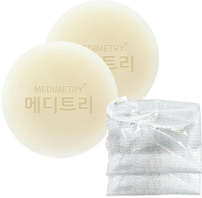 MEDIMETRY BEAUTY 麗珠蘭 泌體全能亮白美膚皂 附起泡網, 2個, 100g