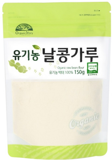 OrganicStory 유기농 날콩가루, 150g, 1개