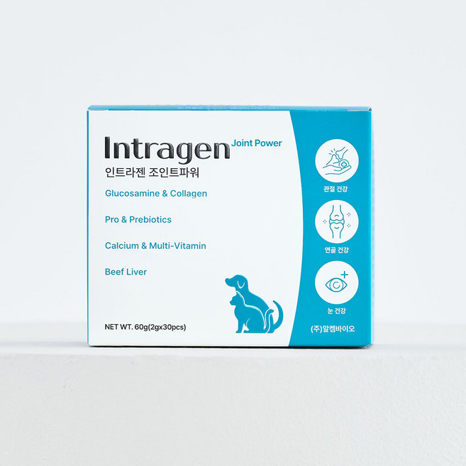 인트라젠 반려동물 조인트파워 영양제 60g, 1개, 뼈/관절강화, 30회분