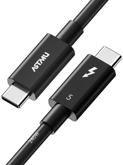 아트뮤 썬더볼트5 240W 80Gbps 120Gbps 케이블, 1m, 1개