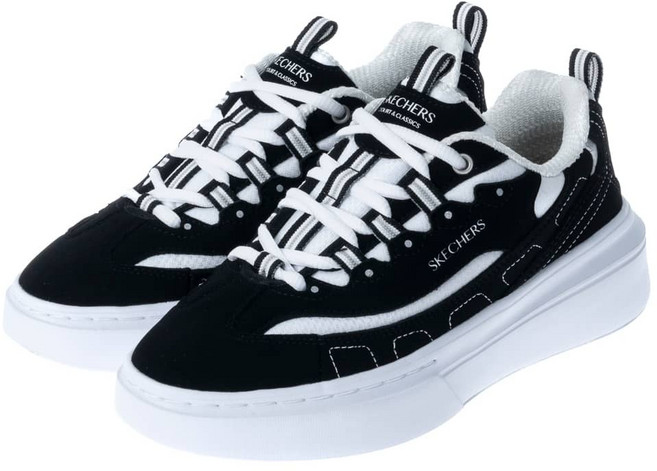 SKECHERS 女款 CORDOVA CLASSIC D楦板鞋 185069BKW