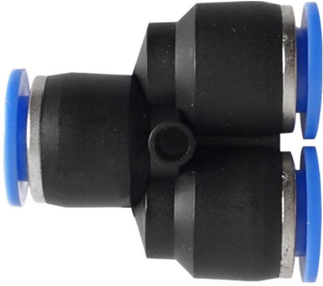 미미네아쿠아 관상어용 싱글라인 원터치피팅 Y자 1000, 1개