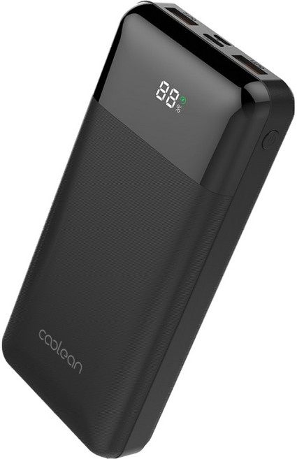 쿨린 20000mAh 22.5W 고속충전 대용량 보조배터리 C타입, CL-322, 블랙