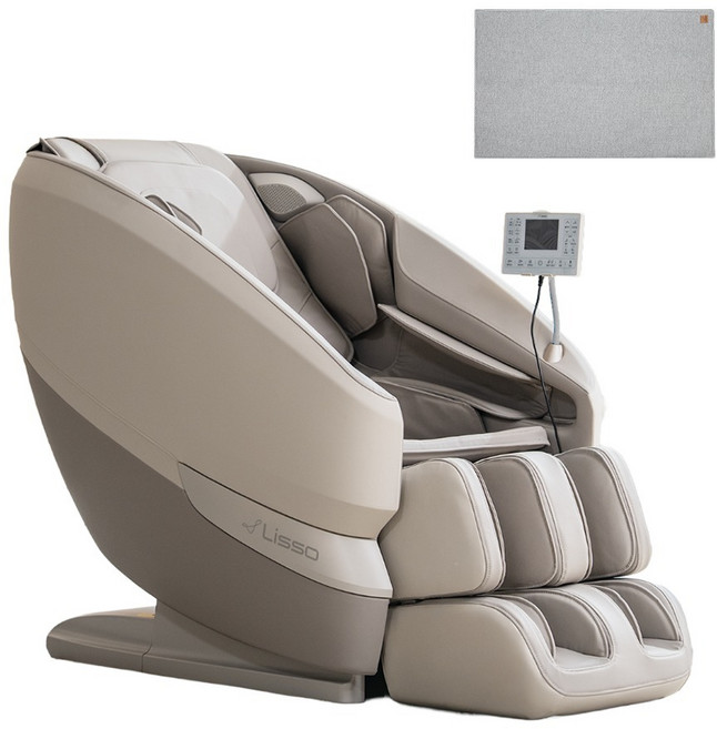 리쏘 히어로 안마의자 + 전용 카페트 세트 방문설치, LSX-5000, 모카베이지(안마의자), 그레이(카페트)