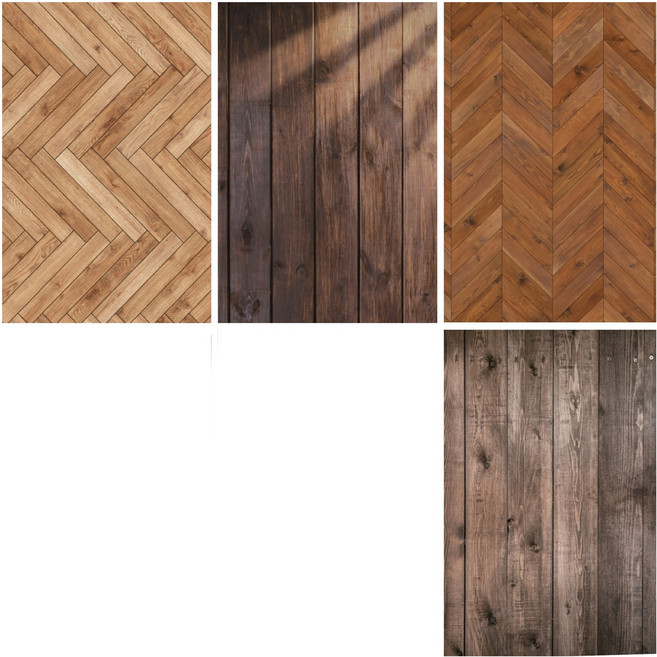 스튜디오201 나무 패턴 양면 촬영 배경지 4종 세트 Wood-C, 1세트