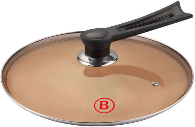 발룬피니 세우는 넘침방지 강화유리 뚜껑, 1개, 26cm