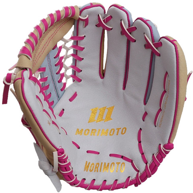모리모토 투수 올라운드 야구 글러브 우투용 MPN700, 화이트 + 스카이블루, 1개