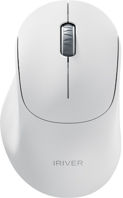 아이리버 항균처리 듀얼모드 멀티페어링 경량 인비저블 블루투스 무소음 무선 마우스, 화이트, MVM1
