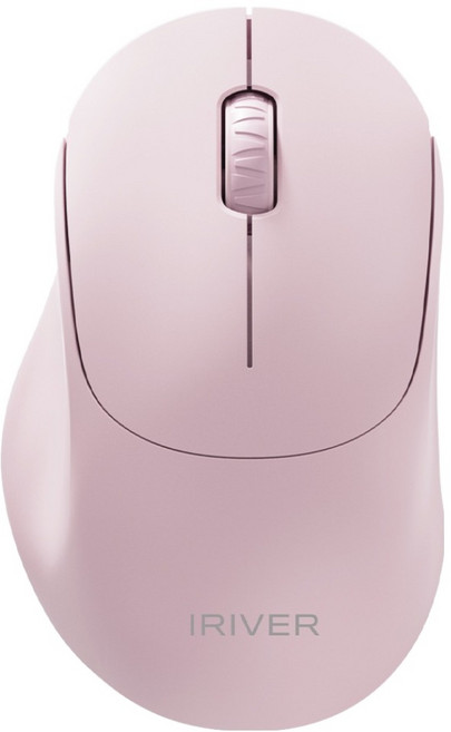 아이리버 항균처리 듀얼모드 멀티페어링 경량 인비저블 블루투스 무소음 무선 마우스, 핑크, MVM1