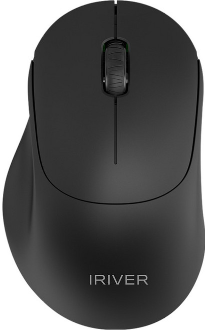 아이리버 항균처리 듀얼모드 멀티페어링 경량 인비저블 블루투스 무소음 무선 마우스, 블랙, MVM1