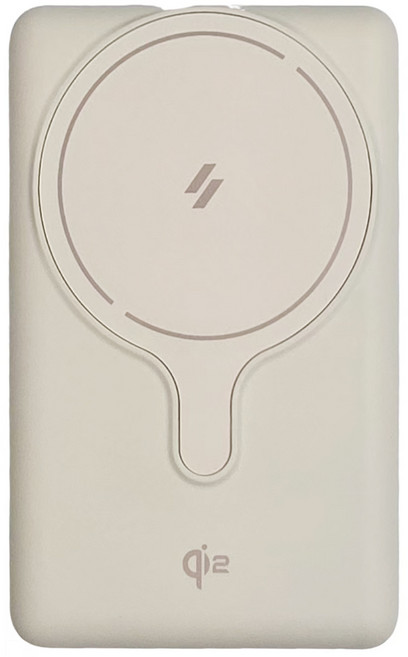 ADAM elements 亞果元素 Qi2 支架款行動電源 10000mAh Type-C, VIONTA GQ1, 奶茶色