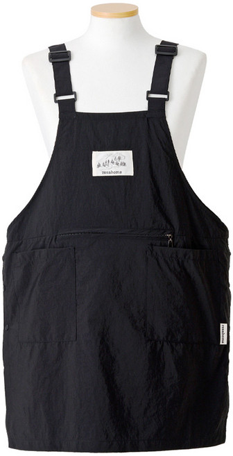 로사홈 나일론 앞치마, 1개, 블랙
