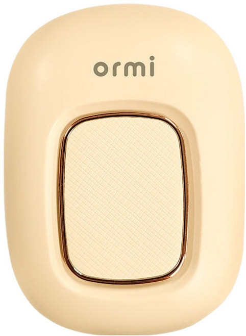 오르미 클린업 바람건조 UVC 고온히팅 온열 무선 휴대용 칫솔살균기, ORM-1CU, 밀키옐로우