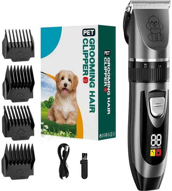 케리빙 강아지 이발기, 블랙, 1개