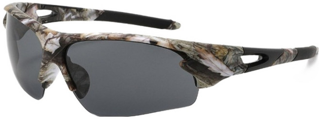 아메리칸로드 남성용 뉴월드 아웃도어 스포츠 선글라스 HR2479, 그레이밀리터리, 1개