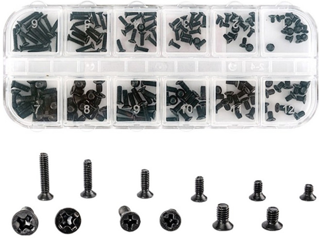 지오비즈 컴퓨터 노트북 나사 세트 180P, 1세트