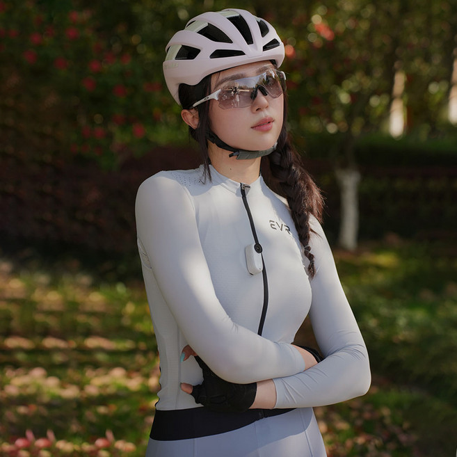 EVR 여성용 사이클링 TECH 긴팔 져지 KX4108