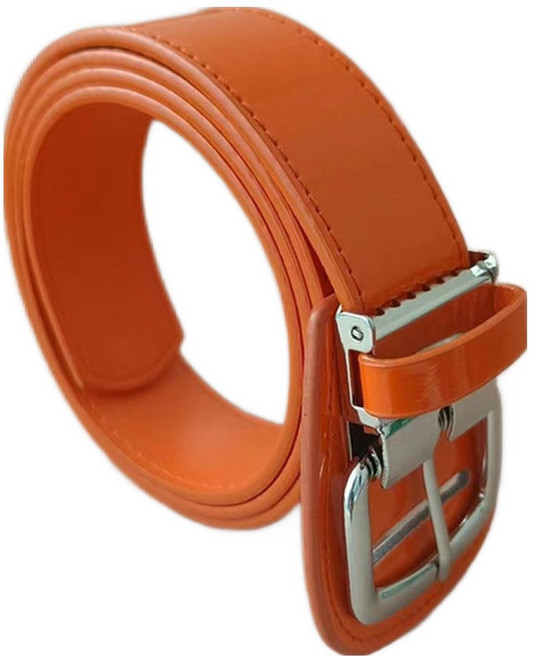시온 고급스러운 야구벨트, 오렌지, 1개