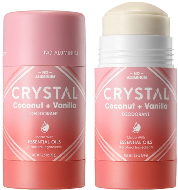 크리스탈 마그네슘 코코넛 + 바닐라 데오드란트, 70g, 1개