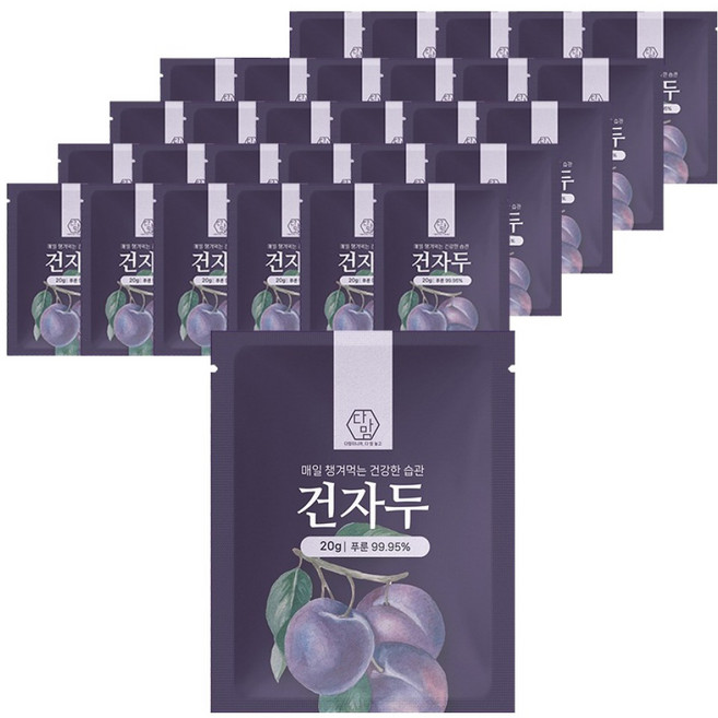 다맘 하루 건자두, 30개, 20g