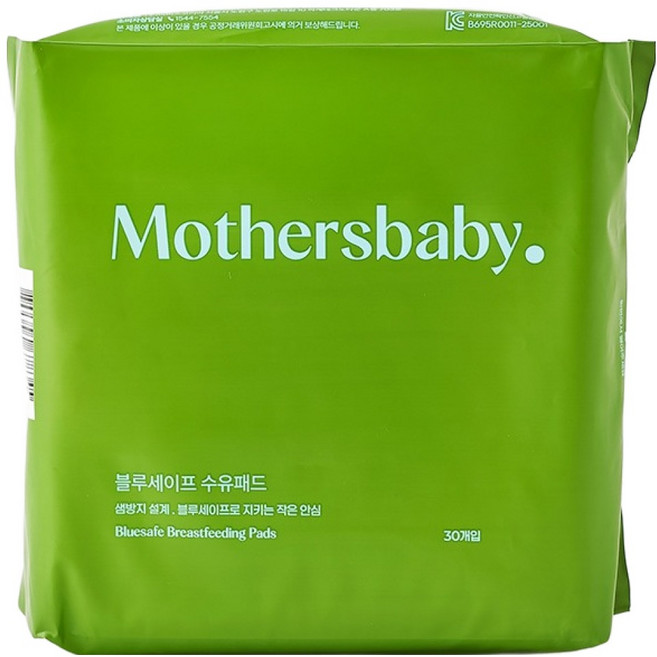 마더스베이비 블루세이프 일반형 수유패드, 1개, 30개입