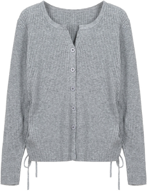 에이비플러스 여성용 사이드 셔링 스트링 가디건 LSZ4MY32