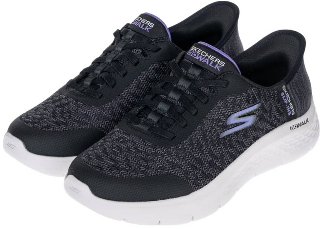 SKECHERS 女款 瞬穿舒適科技 GO WALK FLEX W楦休閒鞋 124842WBKLV