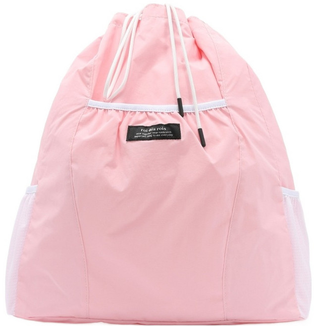 roi des rois 女款抽繩後背包, 粉紅色