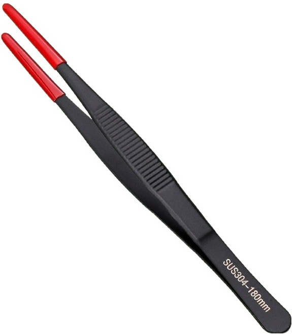 레몽크리프 파충류 크레 핀셋 일자형 18cm, 1개