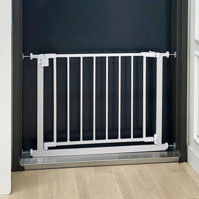 21세기트랜드 반려동물 골든펫 낮은 미니 안전문 폭조절 펜스, 화이트, 1개