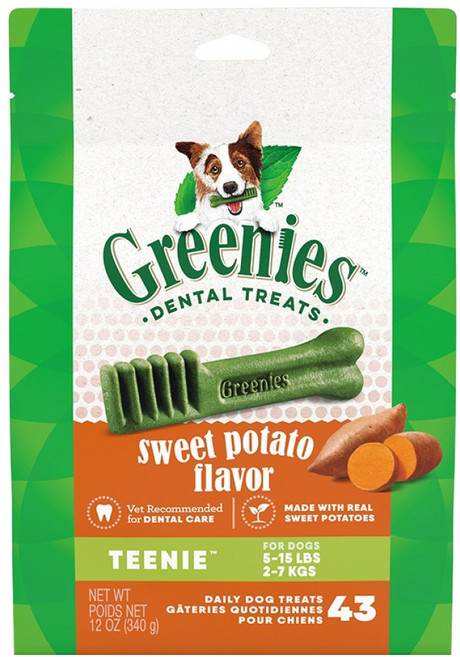 그리니즈 강아지 티니 덴탈껌, 고구마, 340g, 1개