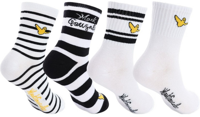 마크곤잘레스키즈 아동용 중목 양말 4족 세트