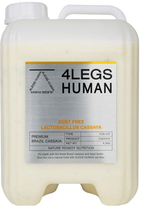 포렉스휴먼 고양이 더스트 프리 락토바실러스 카사바 유산균 모래, 6.3kg, 1개, 허브향