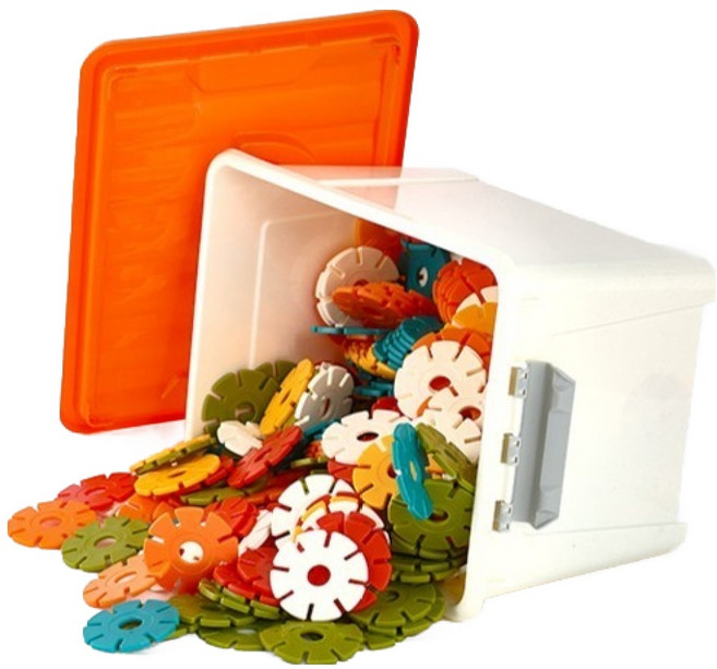 캐스비 새봄 소프트 눈꽃 블록 352p 세트, 1세트, 혼합색상