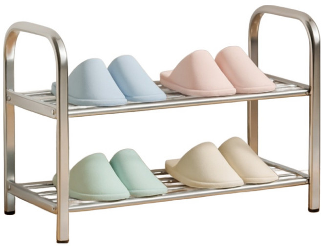 소소하우스 스텐 신발장정리대 40cm, 실버, 1개
