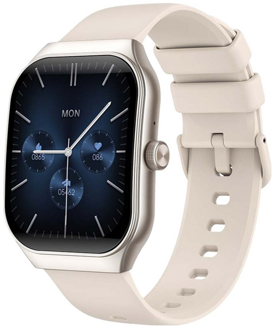 젤센 AI 인공지능 아몰레드 웨어러블 커브드 스마트워치, GPS + 블루투스, 5cm, 스타라이트