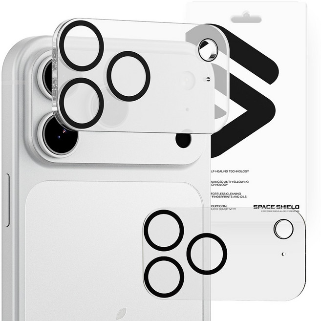 스페이스쉴드 아머 플렉스 스탠핏 강화유리 빛번짐 방지 9H 풀커버 휴대폰 카메라 보호 필름 2p 세트, 1세트