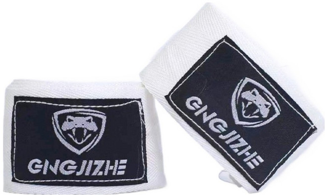 다소네 GNGJIZHE 면 탄성 손목 복싱 핸드랩 2p, 하양, 1개