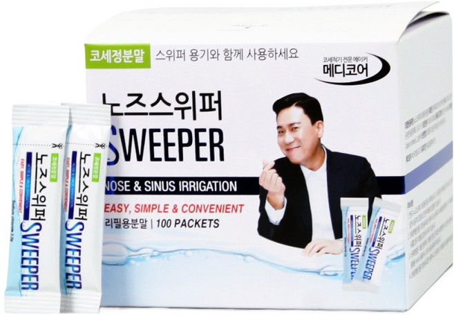 노즈스위퍼 메디코어 코세척 분말 100p, 1개