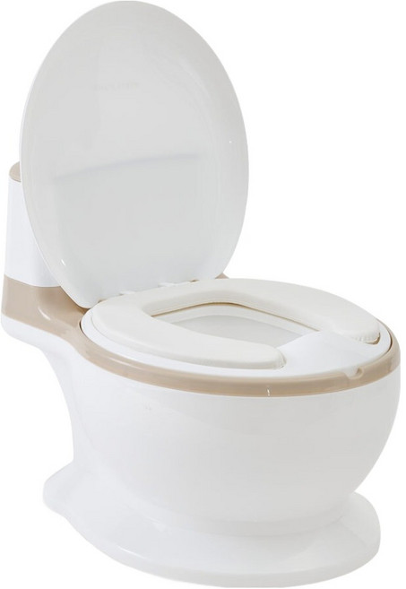 리틀클라우드 소프트 쿠션 사운드 아기 변기, 베이지