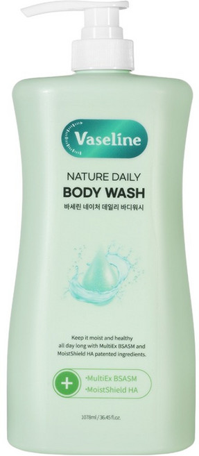 코스메이트 바세린 네이처 데일리 바디워시, 1개, 1.078L