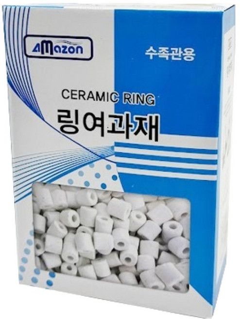 아마존 세라믹 링여과재 세라믹링 여과재 1L, 1개