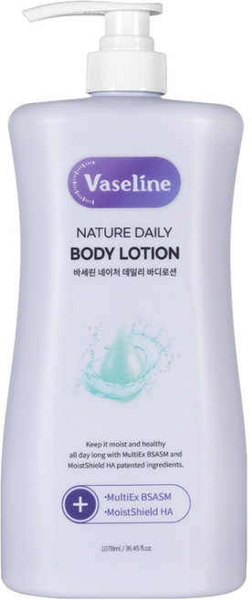 코스메이트 바세린 네이처 데일리 바디로션, 1개, 1.078L
